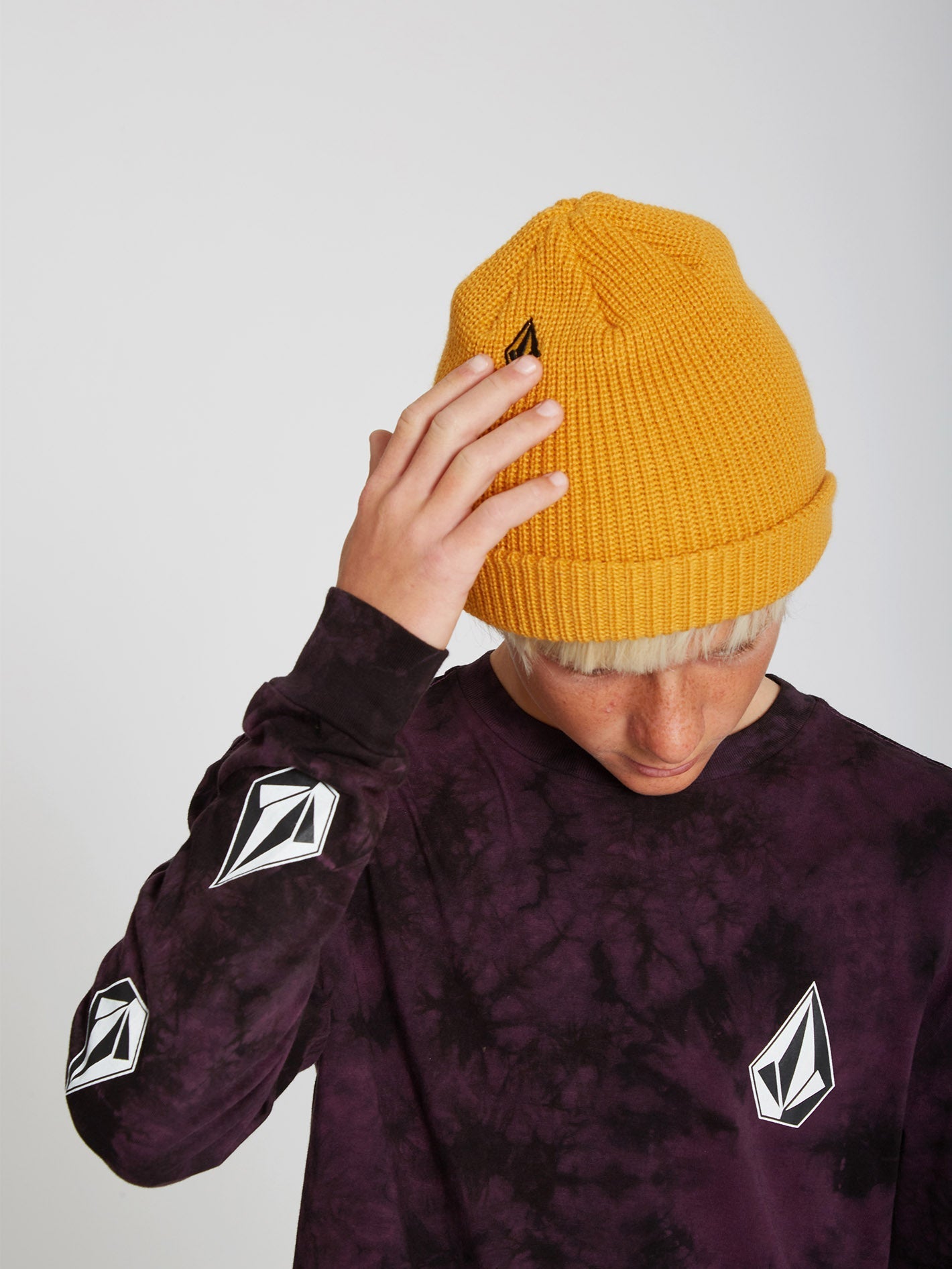 Iconic Stone Dye T-shirt - MULBERRY - (Child)