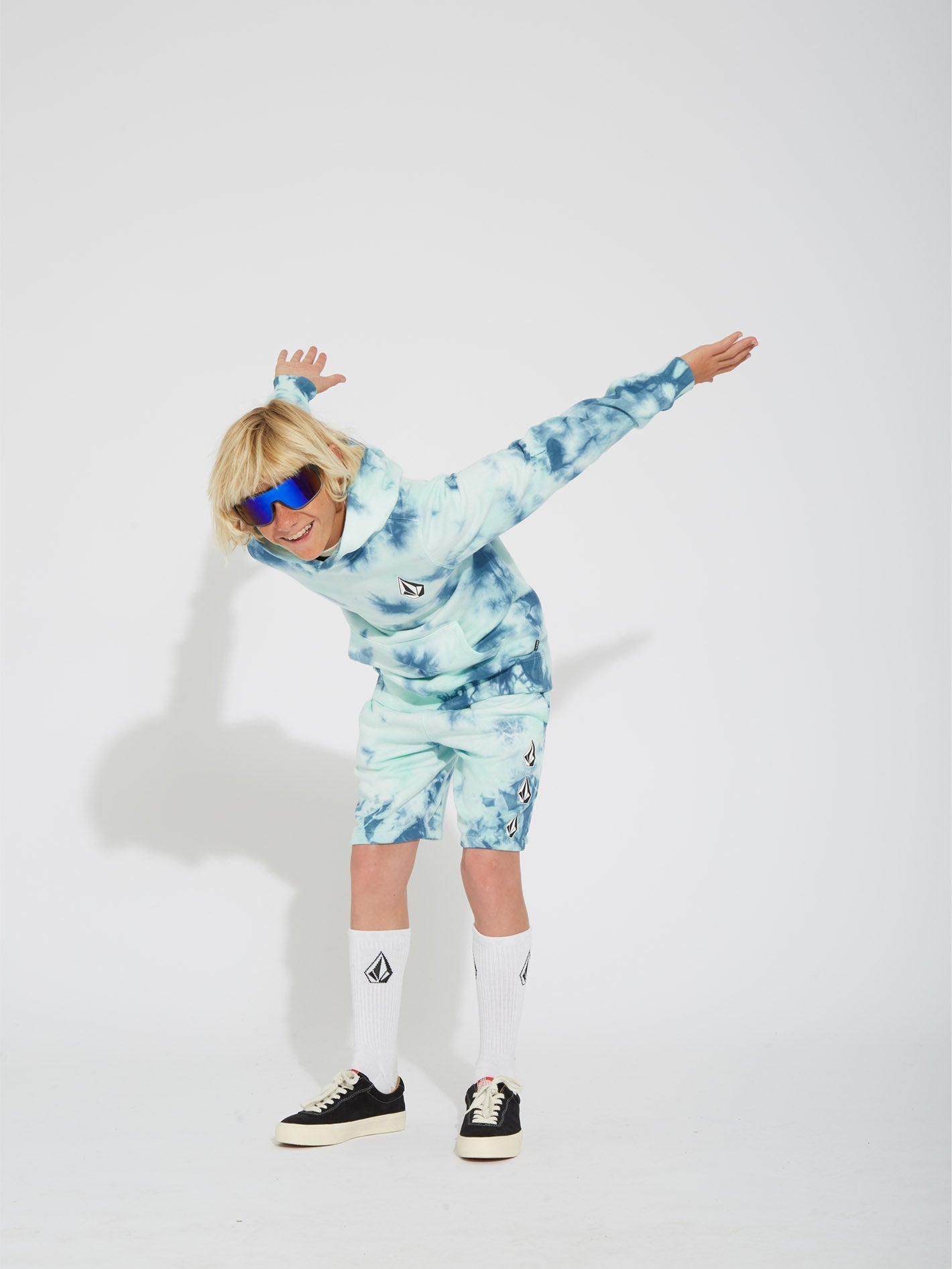 Iconic Stone Plus Hoodie – Temple Teal – (Kinder)