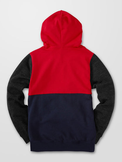 Sweat à Capuche Volcom Division - RIBBON RED - (Enfant)