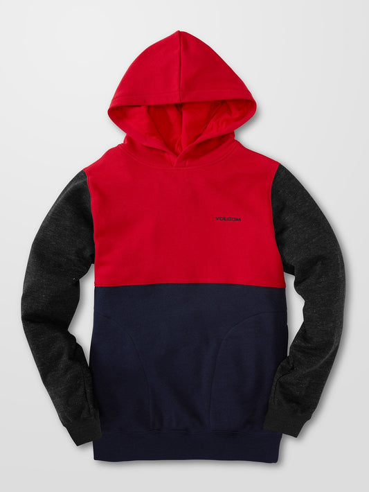 Sweat à Capuche Volcom Division - RIBBON RED - (Enfant)