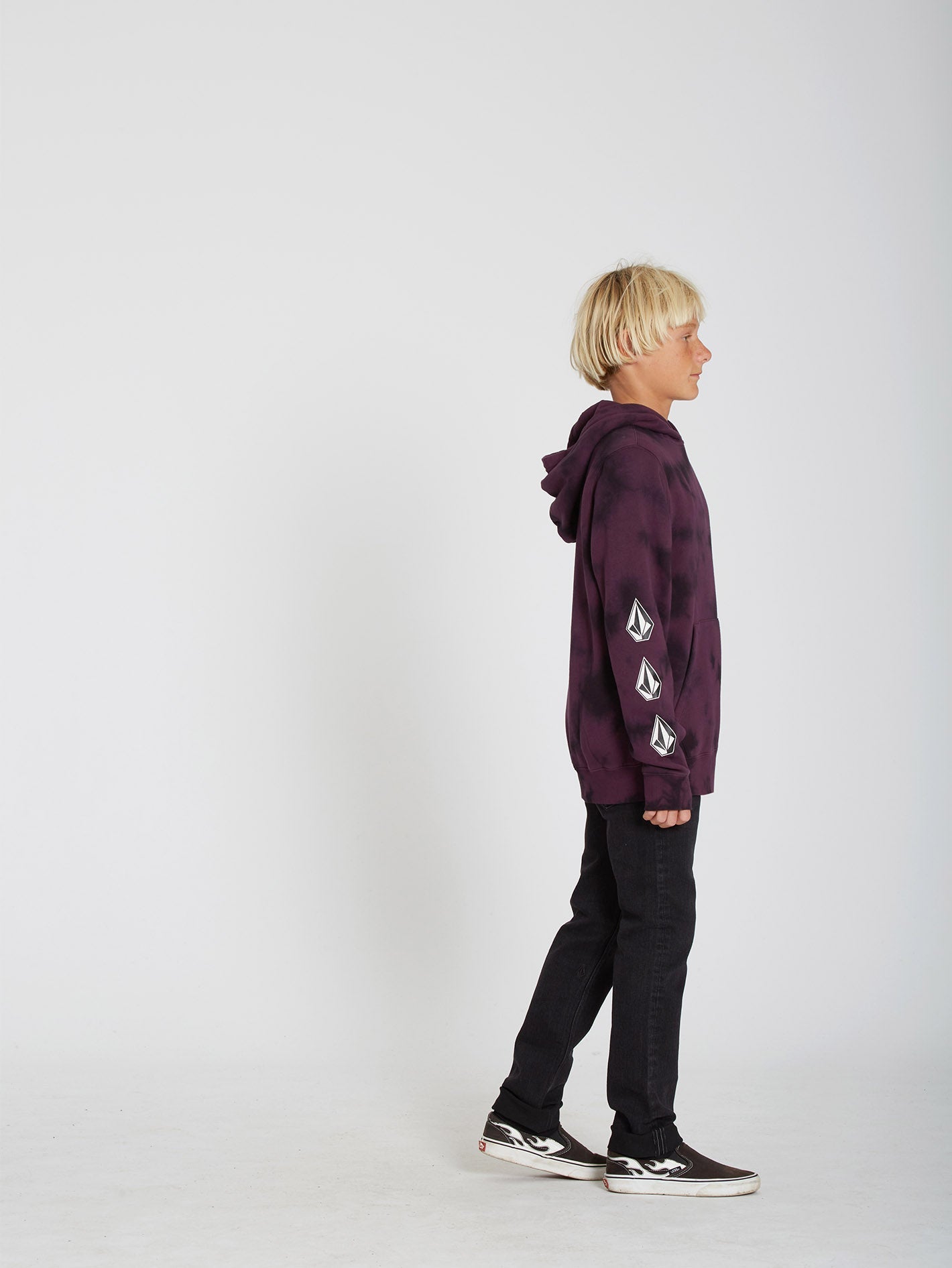 Iconic Stone Plus Hoodie – MULBERRY – (Kinder)