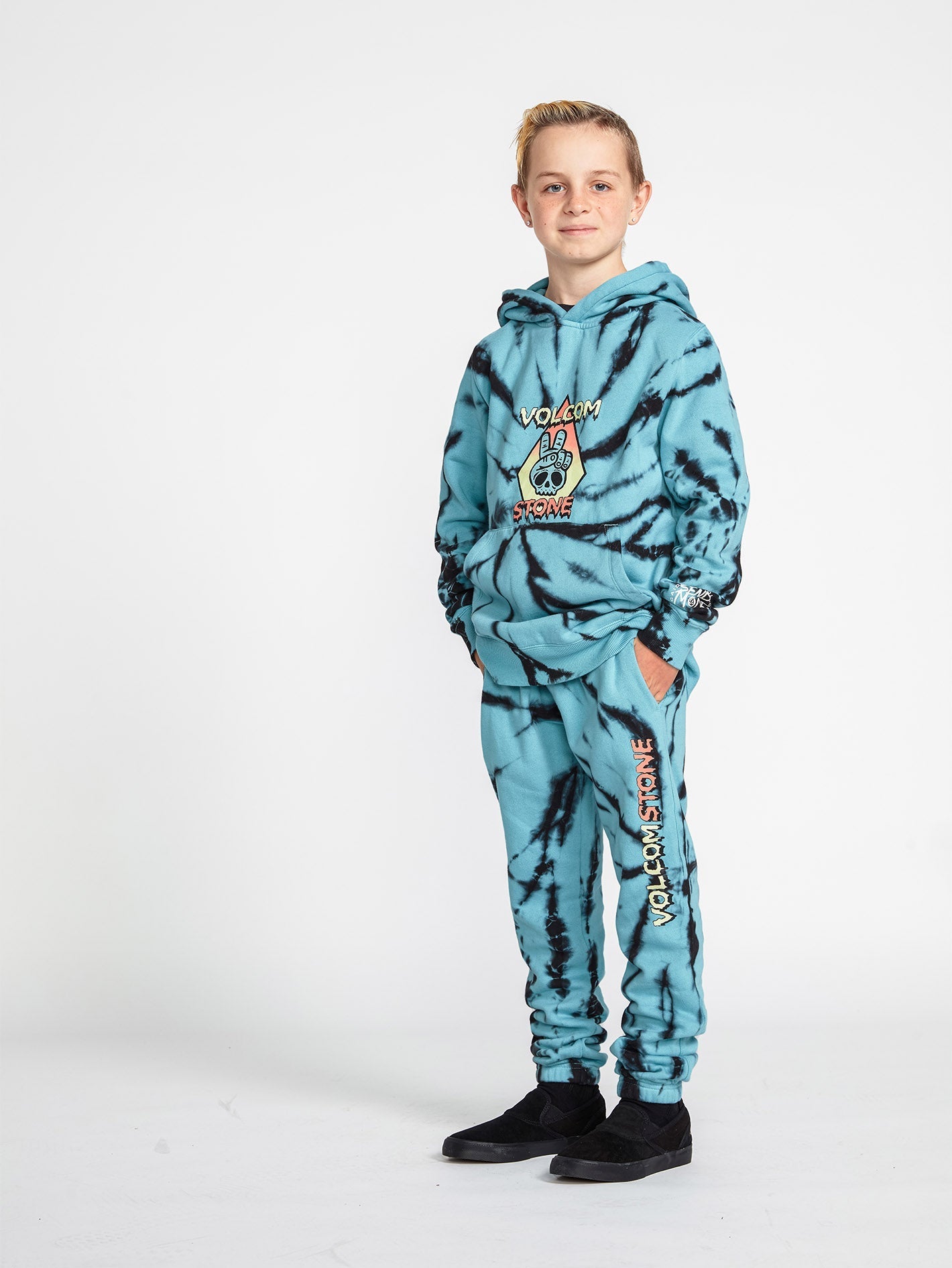 Caiden Hoodie - Pale Aqua - (Children)