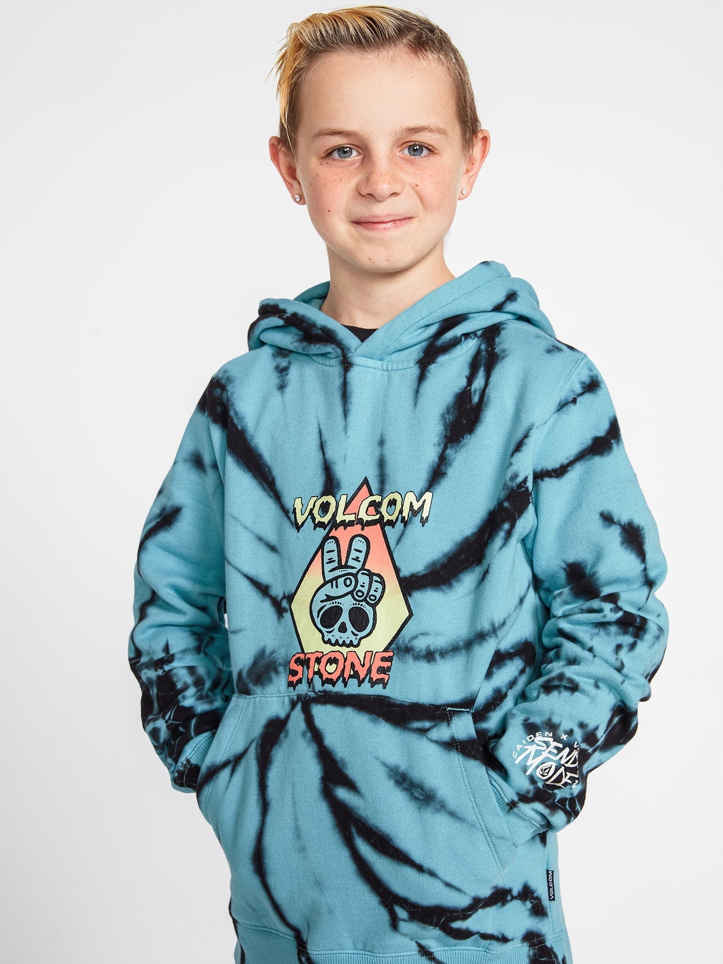 Caiden Hoodie - Pale Aqua - (Children)