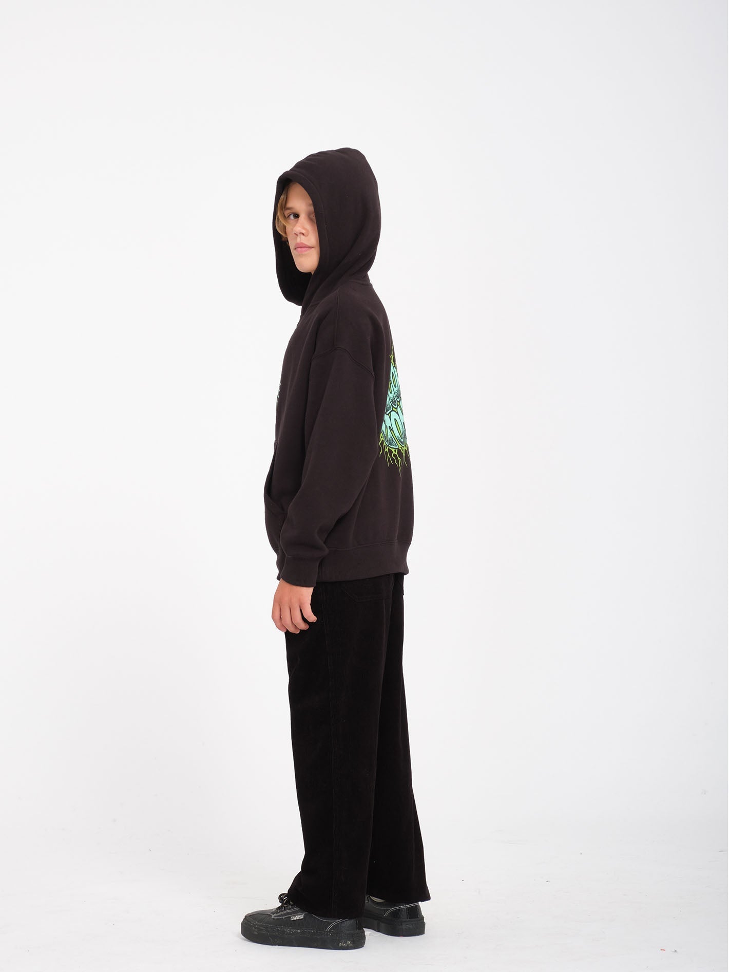Sweat à capuche Udder Space - BLACK - (ENFANT)