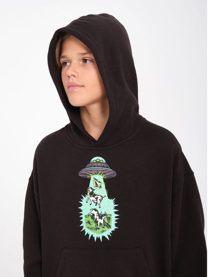 Sweat à capuche Udder Space - BLACK - (ENFANT)