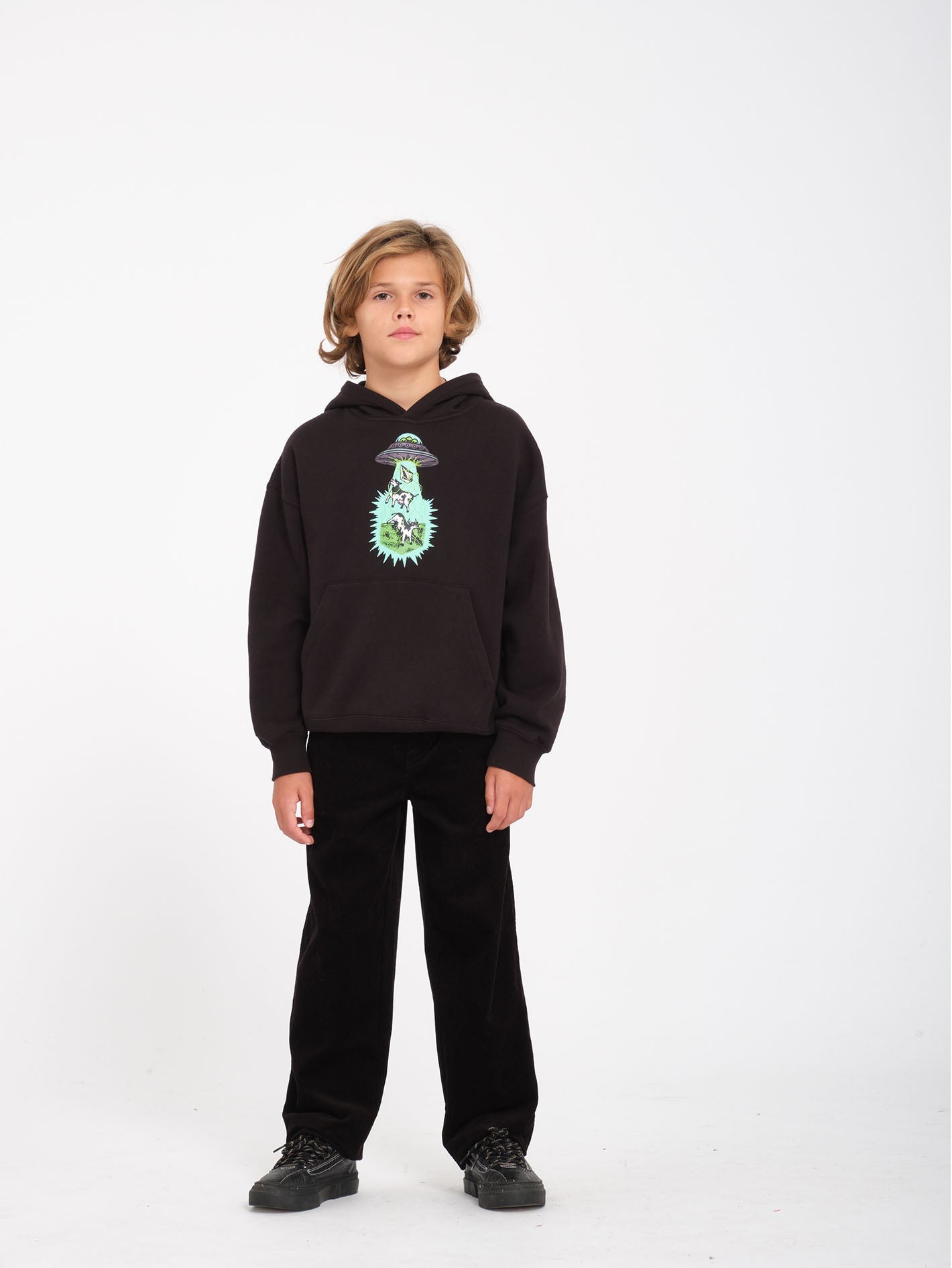 Sweat à capuche Udder Space - BLACK - (ENFANT)