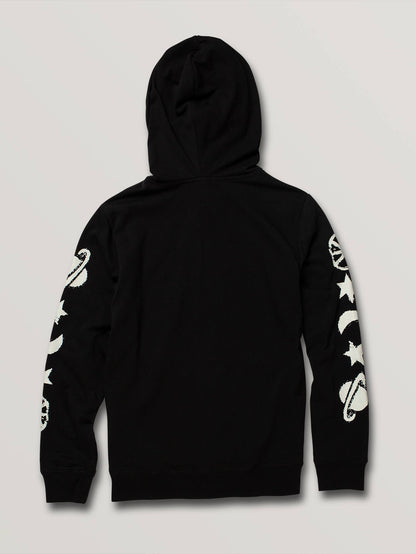 Space Alien Full Zip Hoodie – SCHWARZ (Kinder)