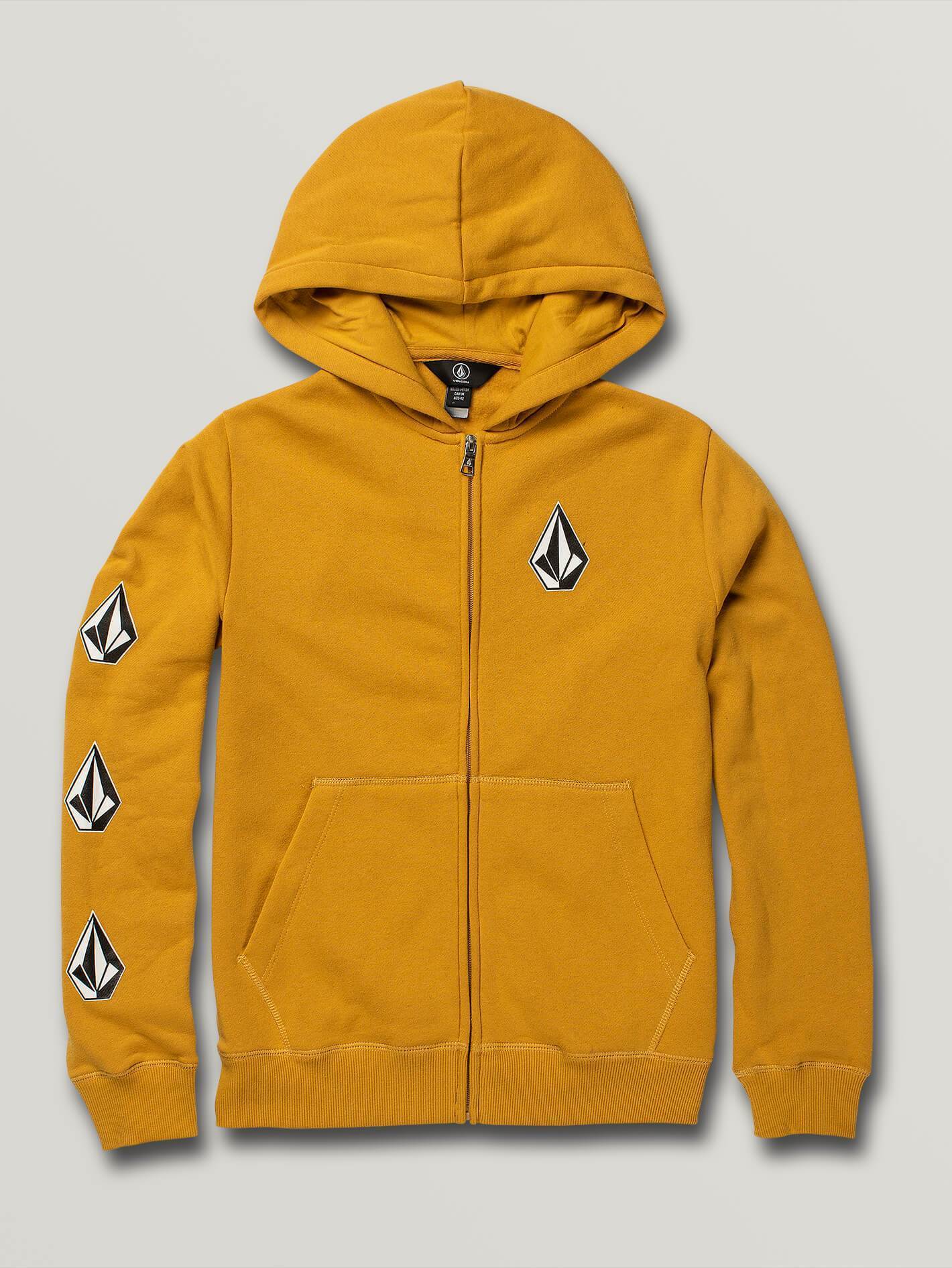 Deadly Stones Zip-Up Hoodie - GOLD (Kids)