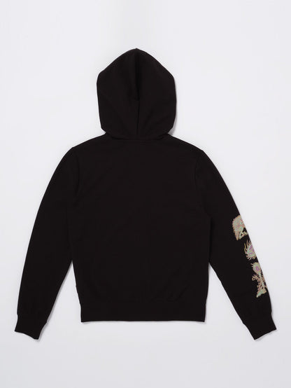 Tetsunori Kapuzenpullover mit Reißverschluss – SCHWARZ – (KINDER)