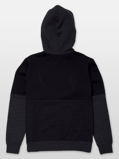 Single Stone Div Zip Hoodie – Schwarz (Kinder)