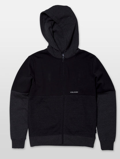 Single Stone Div Zip Hoodie – Schwarz (Kinder)