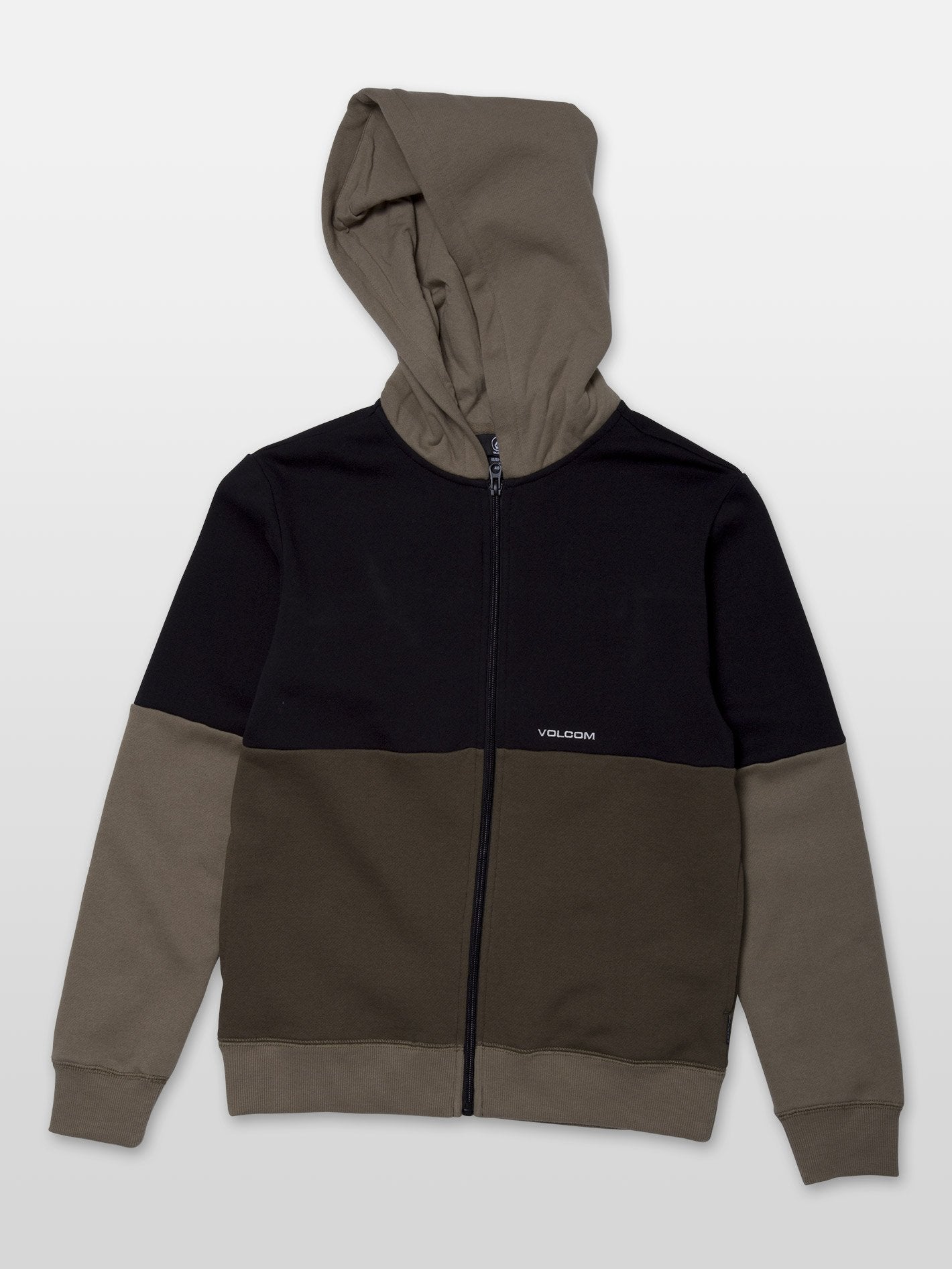 Single Stone Div Zip Hoodie – Militär (Kinder)