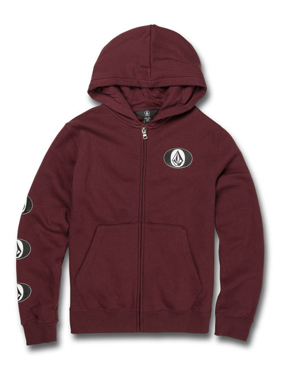 Stone Stack Zip-Up Hoodie - PORT (Kinder)
