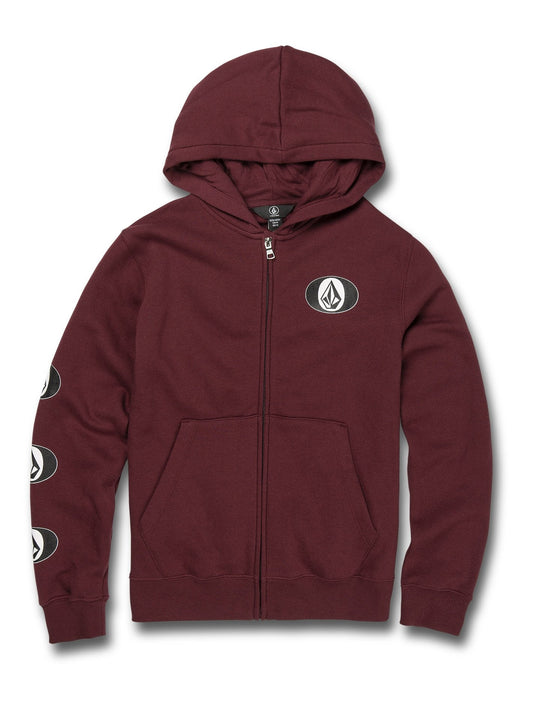 Stone Stack Zip-Up Hoodie - PORT (Kinder)