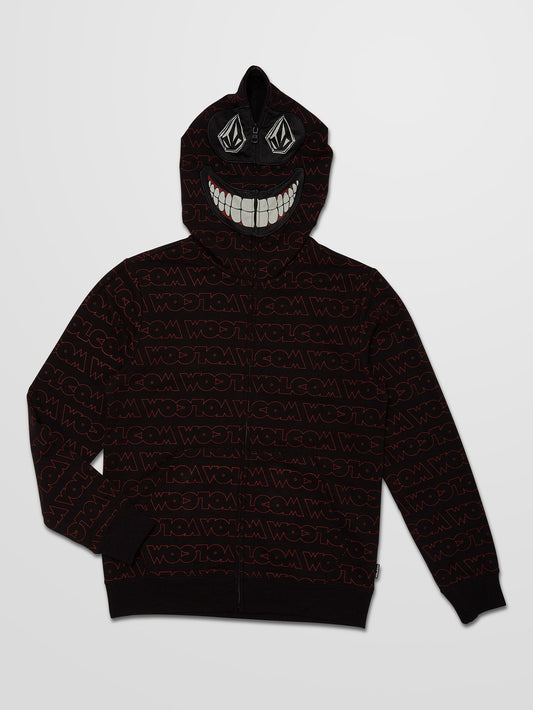 Sweat à Capuche à Zip Intégral Volrepeater - BLACK - (Enfant)