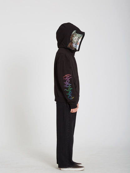 Sweat zippé Chrissie Abbott X French - BLACK - (Enfant)