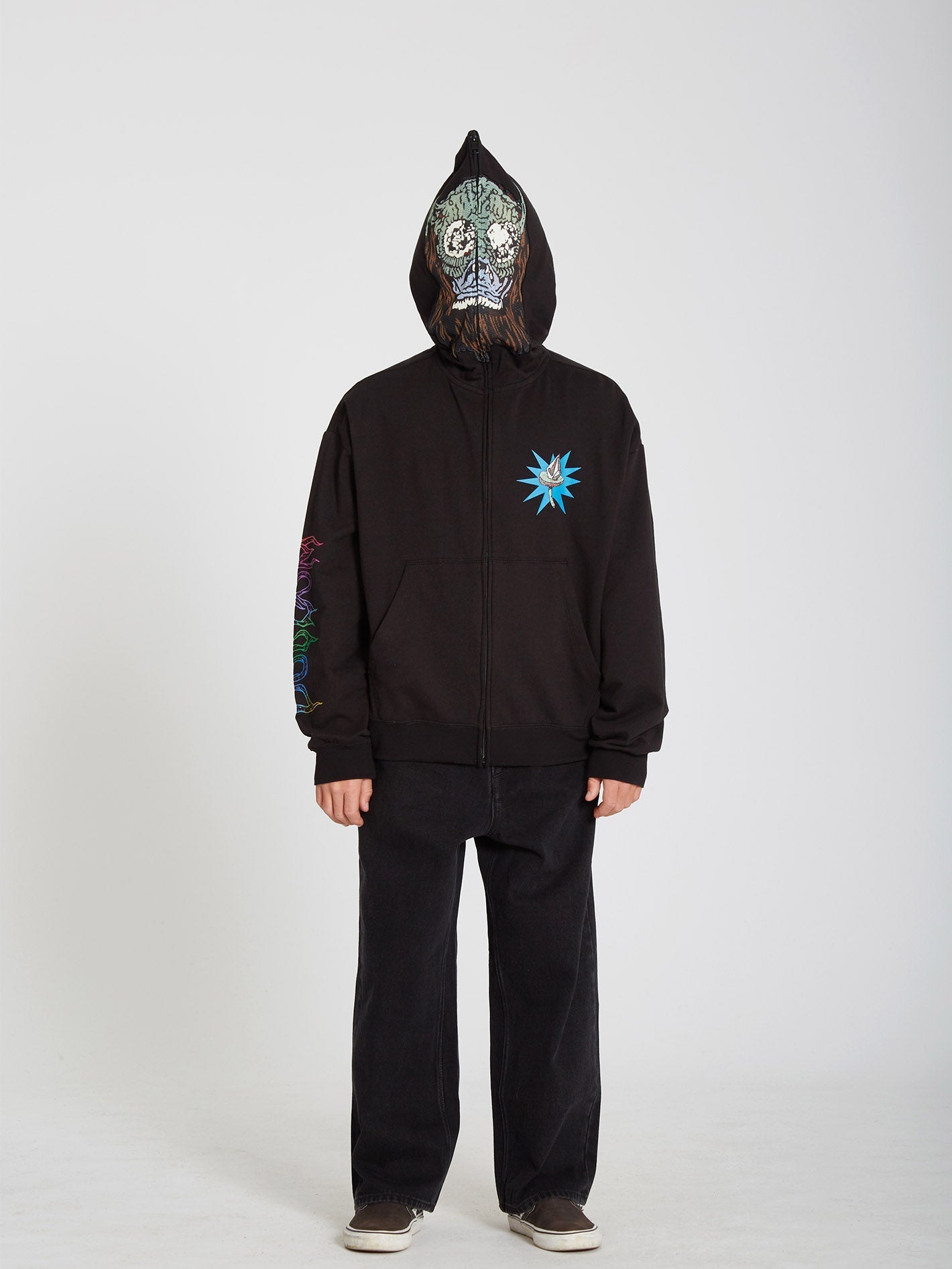 Sweat zippé Chrissie Abbott X French - BLACK - (Enfant)