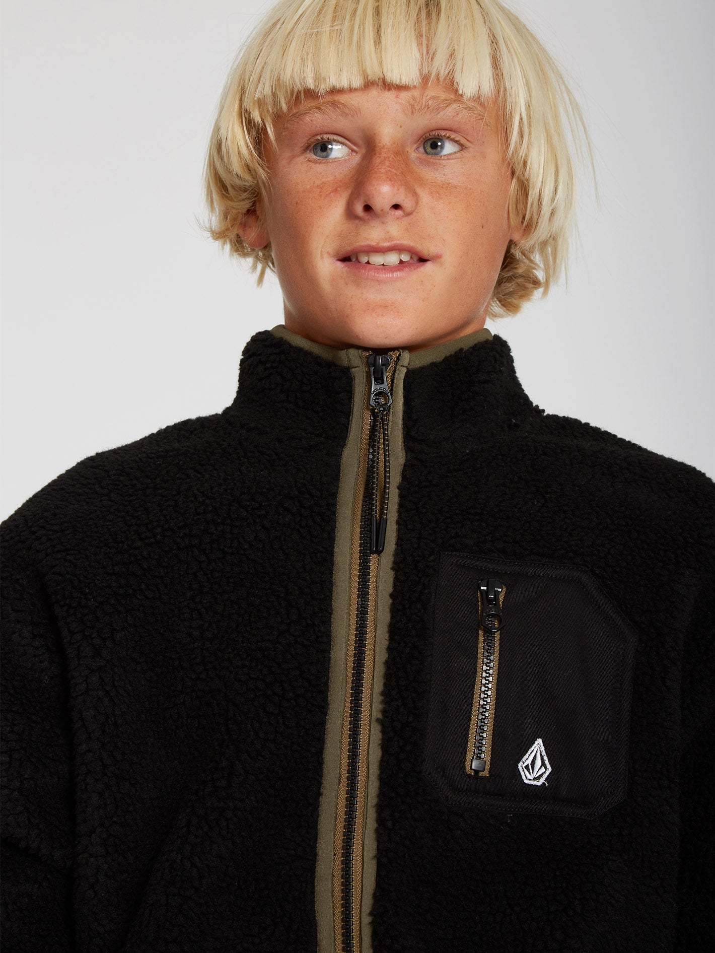 Sweat zippé Muzzer Fuzzar - BLACK - (Enfant)