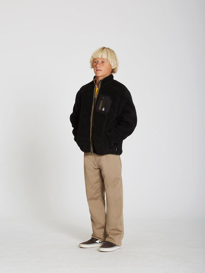 Sweat zippé Muzzer Fuzzar - BLACK - (Enfant)