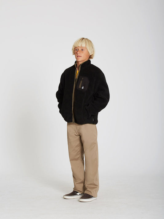 Sweat zippé Muzzer Fuzzar - BLACK - (Enfant)