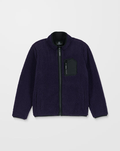 Sweat Zippé Muzzer Fuzzar - Dark Purple - (ENFANT)