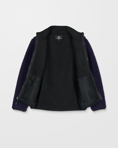 Sweat Zippé Muzzer Fuzzar - Dark Purple - (ENFANT)