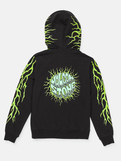 Alien Zip-Up Hoodie - BLACK - (KIDS)