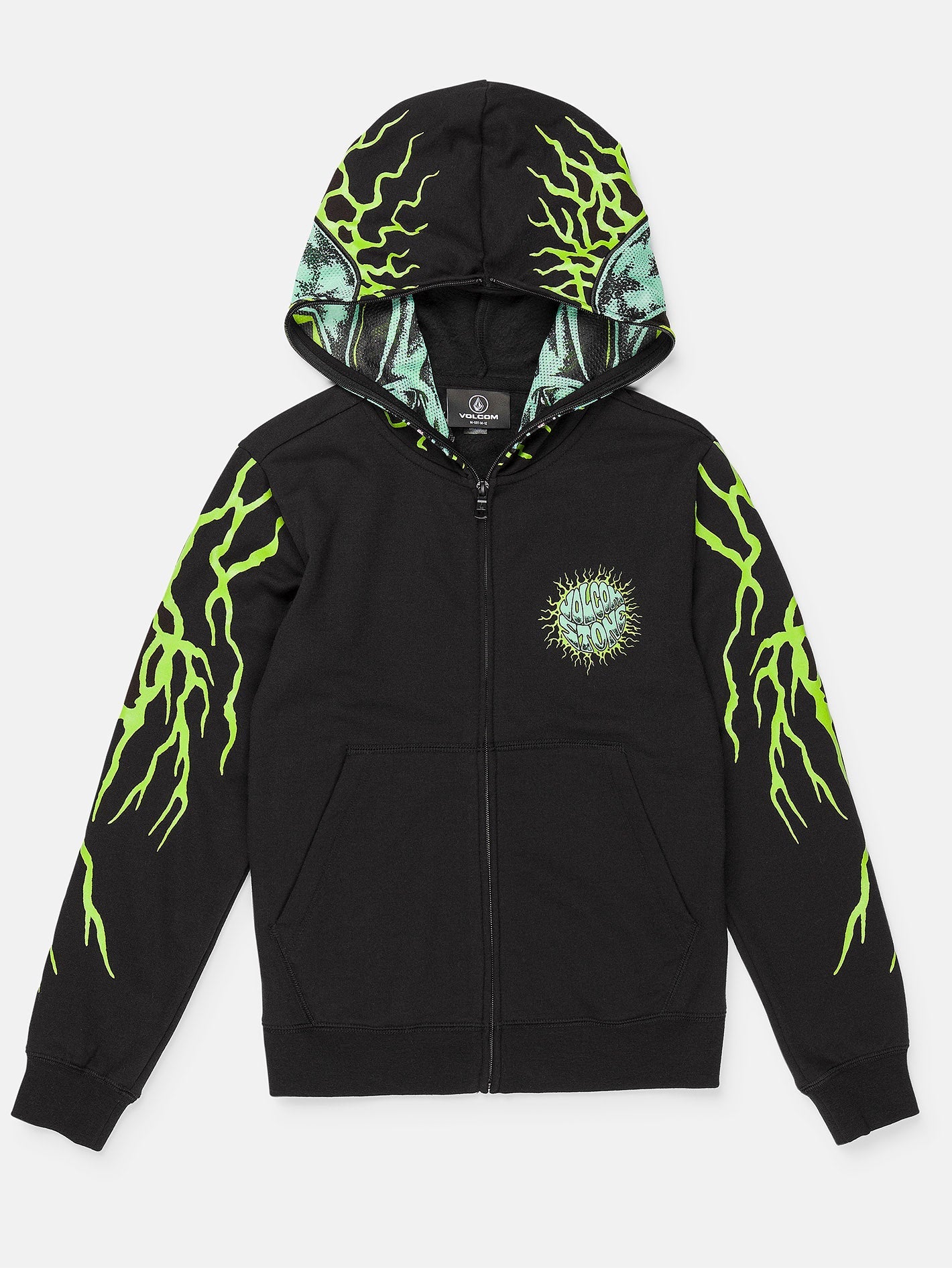 Alien Zip-Up Hoodie - BLACK - (KIDS)