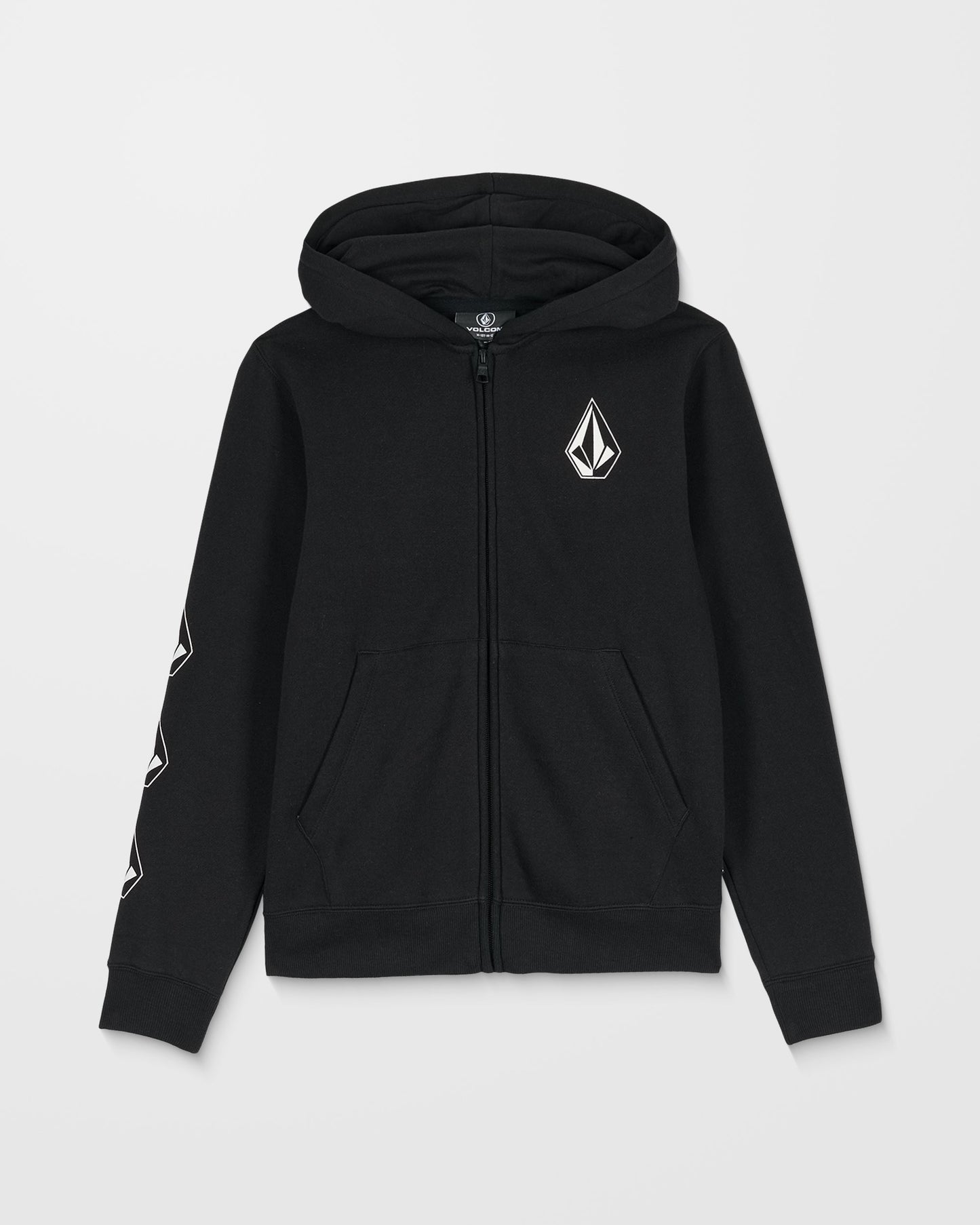 Iconic Stone Gid Zip Hoodie – Schwarz – (KINDER)