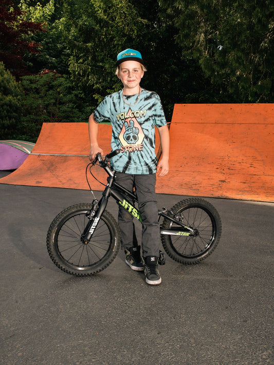 T-shirt Caiden Dye - PALE AQUA - (Enfant)
