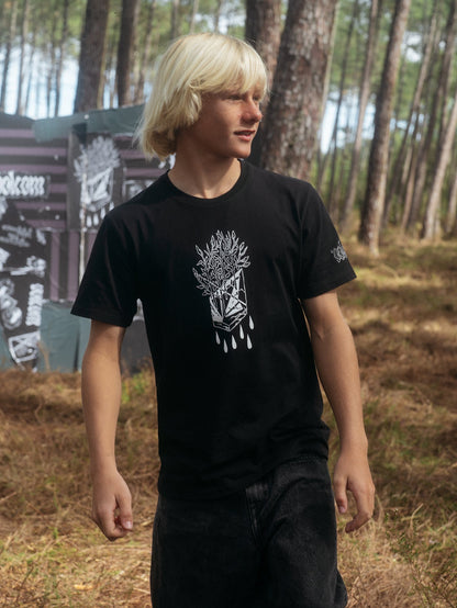 Vaderetro T-shirt - BLACK - (Child)