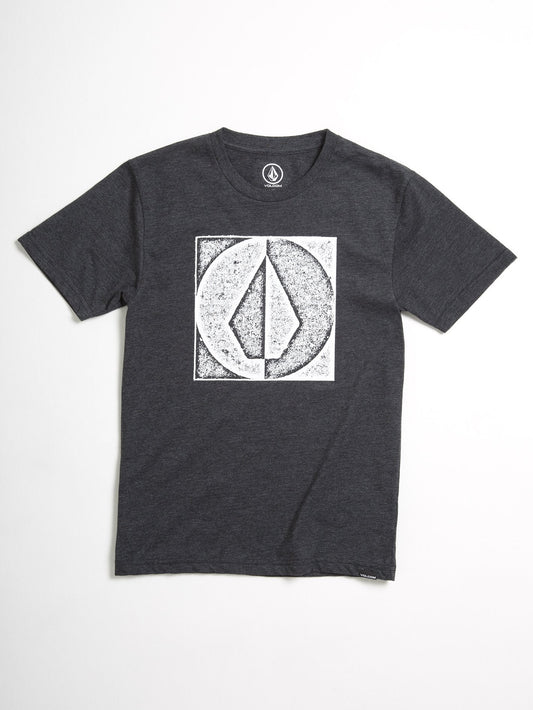 T-shirt Stamp Divide (Enfant) - Heather Black