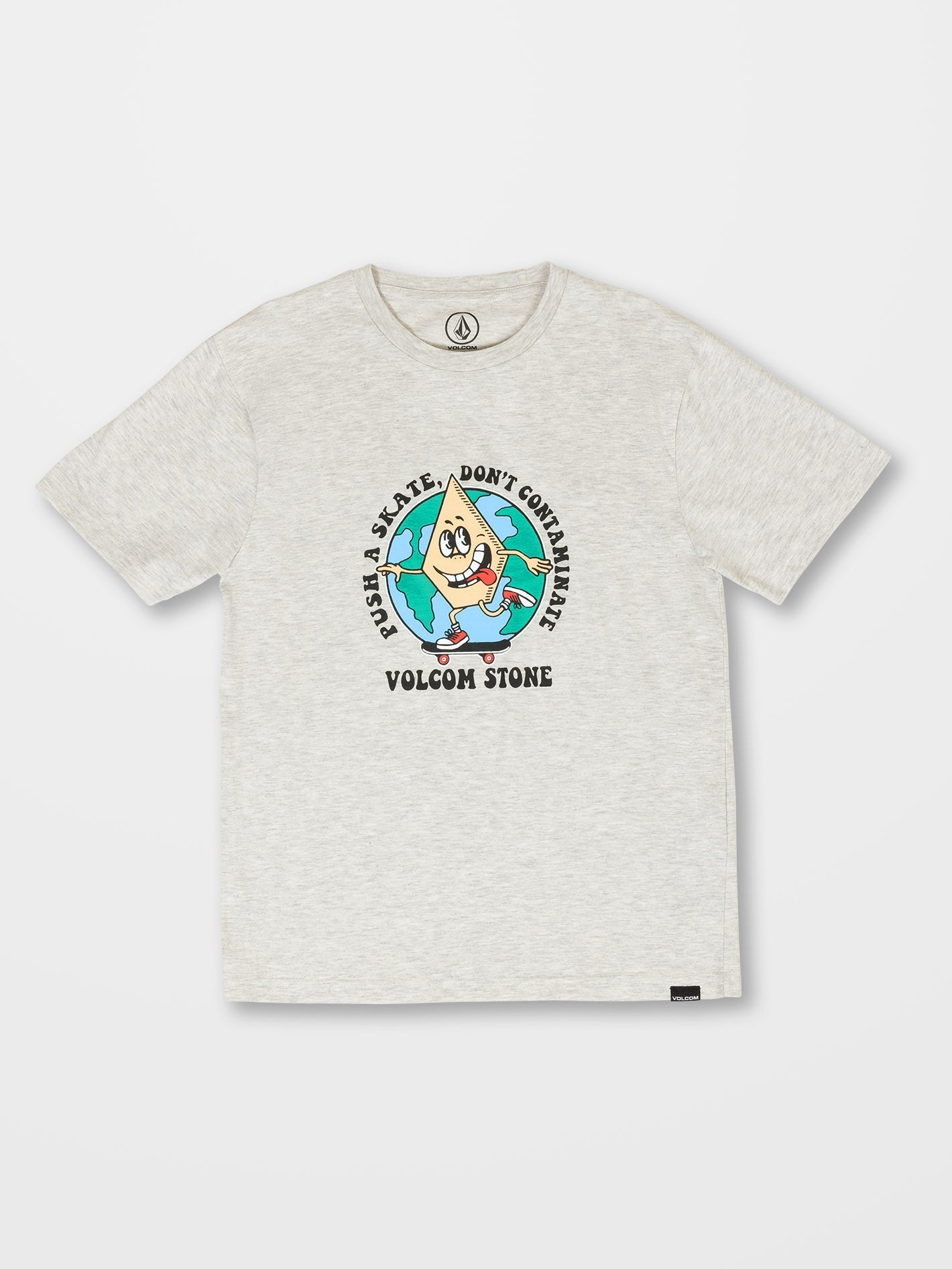 Dontcontaminate T-Shirt - BONE HEATHER - (KINDER)
