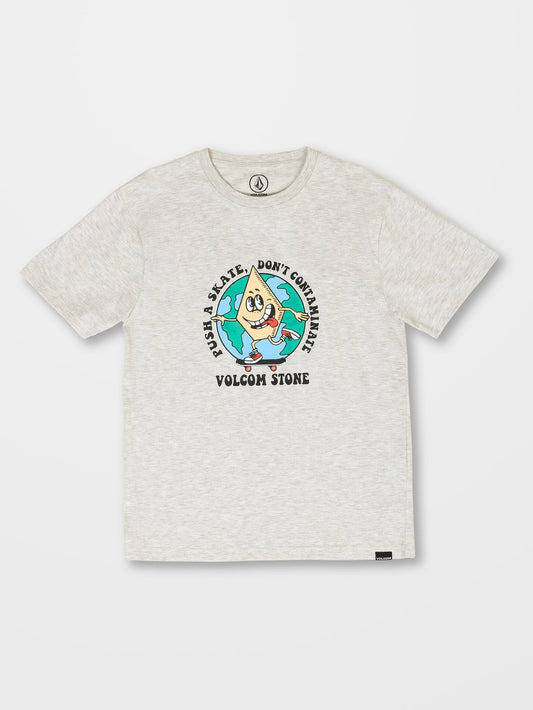 T-shirt Dontcontaminate - BONE HEATHER - (ENFANT)
