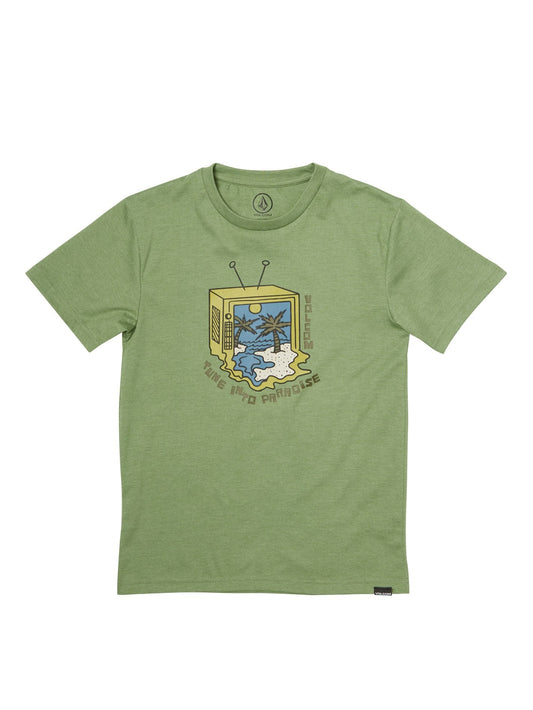 Tune Into T-Shirt - KAKTUSGRÜN (Kinder)