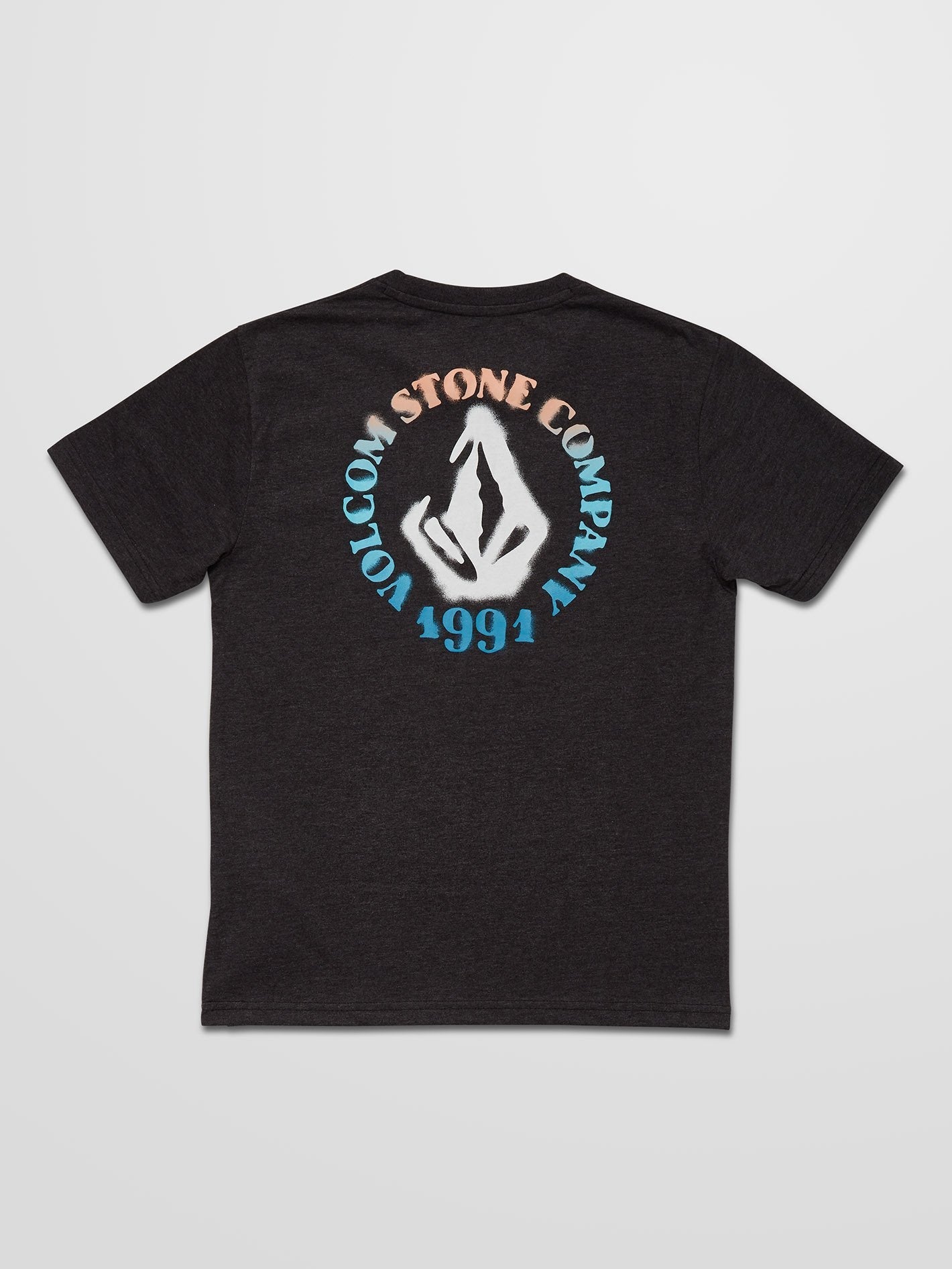 T-Shirt Spray Circle - HEATHER BLACK - (Enfant)