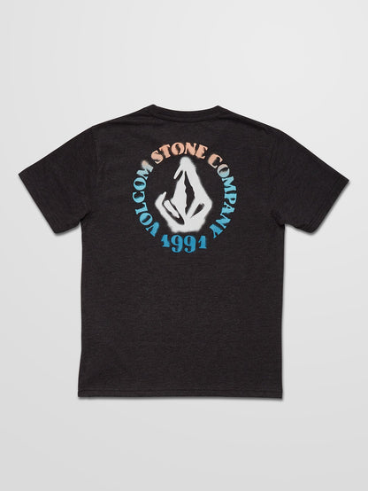 T-Shirt Spray Circle - HEATHER BLACK - (Enfant)