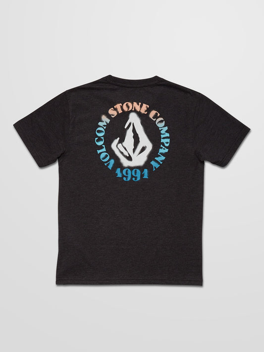 T-Shirt Spray Circle - HEATHER BLACK - (Enfant)