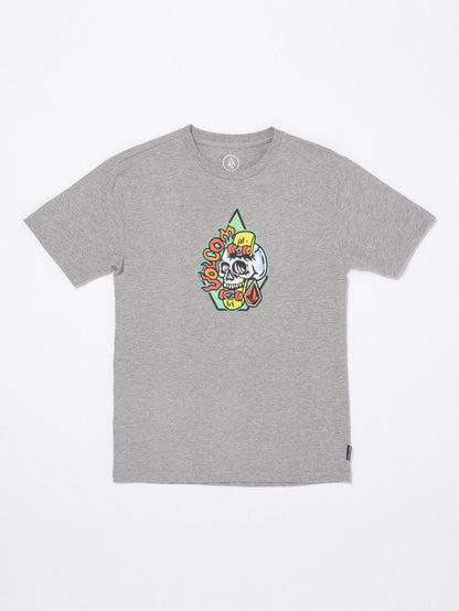 Skullskate T-Shirt – Heather Grey – (Kinder)