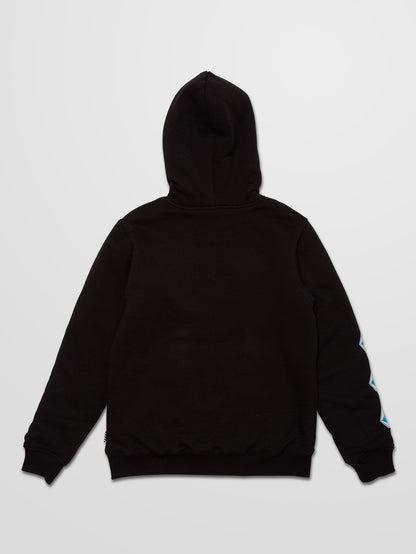 Iconic Stone Lined Zip Hoodie – SCHWARZ – (Kinder)