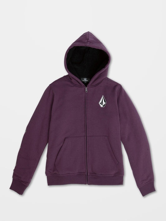 Sweat à capuche zippé Iconic Stone - MULBERRY - (Enfant)