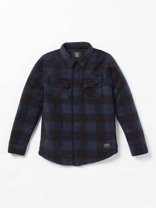 Bowered Fleece-Überhemd – MARINEBLAU – (KINDER)