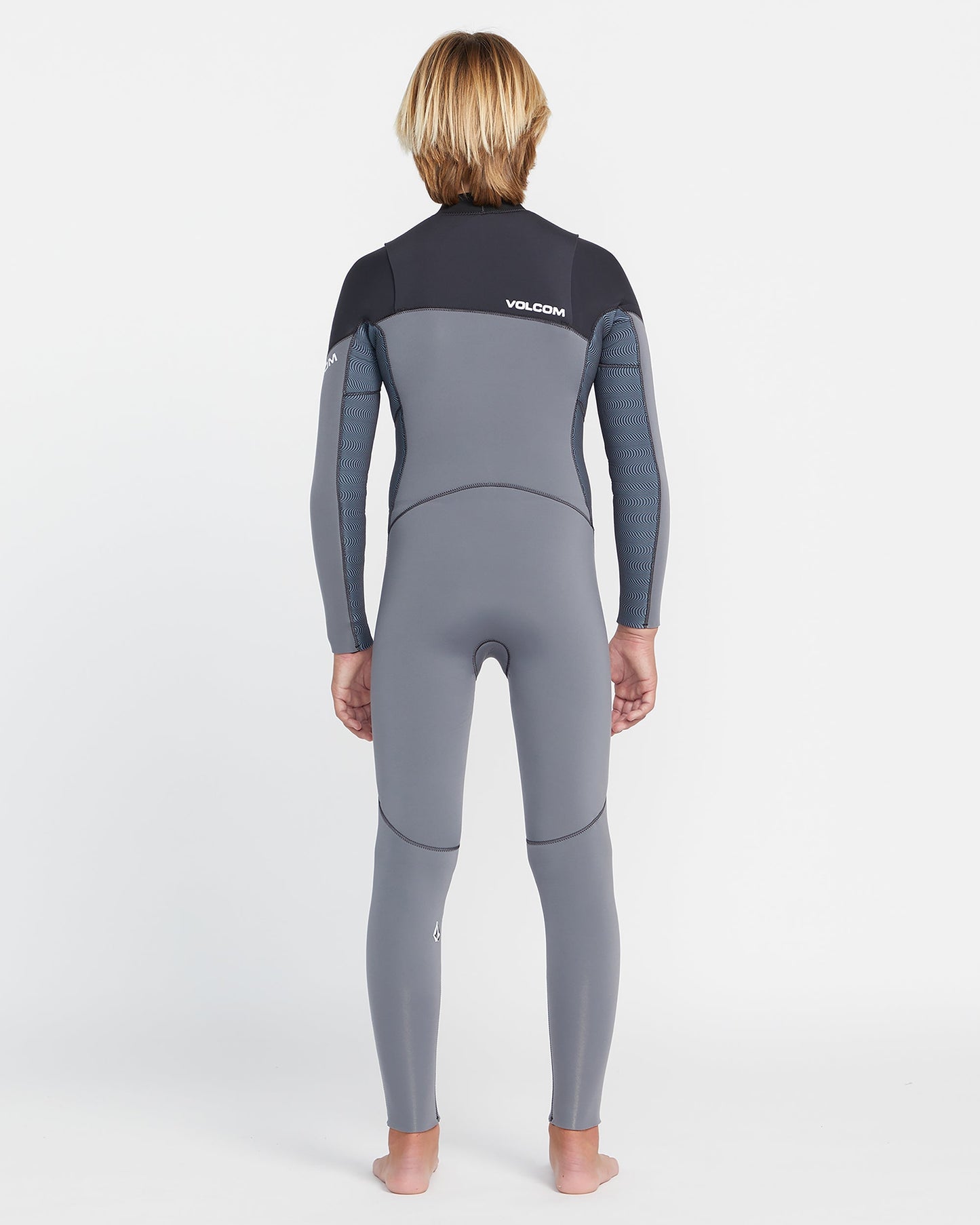 3/2mm Long Sleeve Chest Zip Wetsuit - Charcoal - (KIDS)