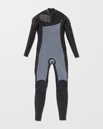 3/2mm Long Sleeve Chest Zip Wetsuit - Charcoal - (KIDS)