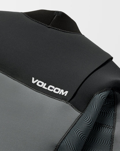 3/2mm Long Sleeve Chest Zip Wetsuit - Charcoal - (KIDS)