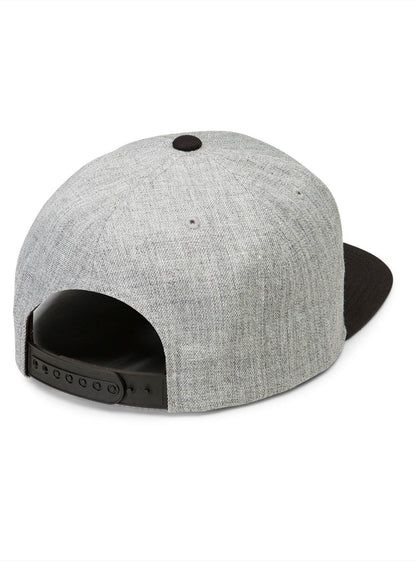 Quarter Twill Cap - Schwarz Grau
