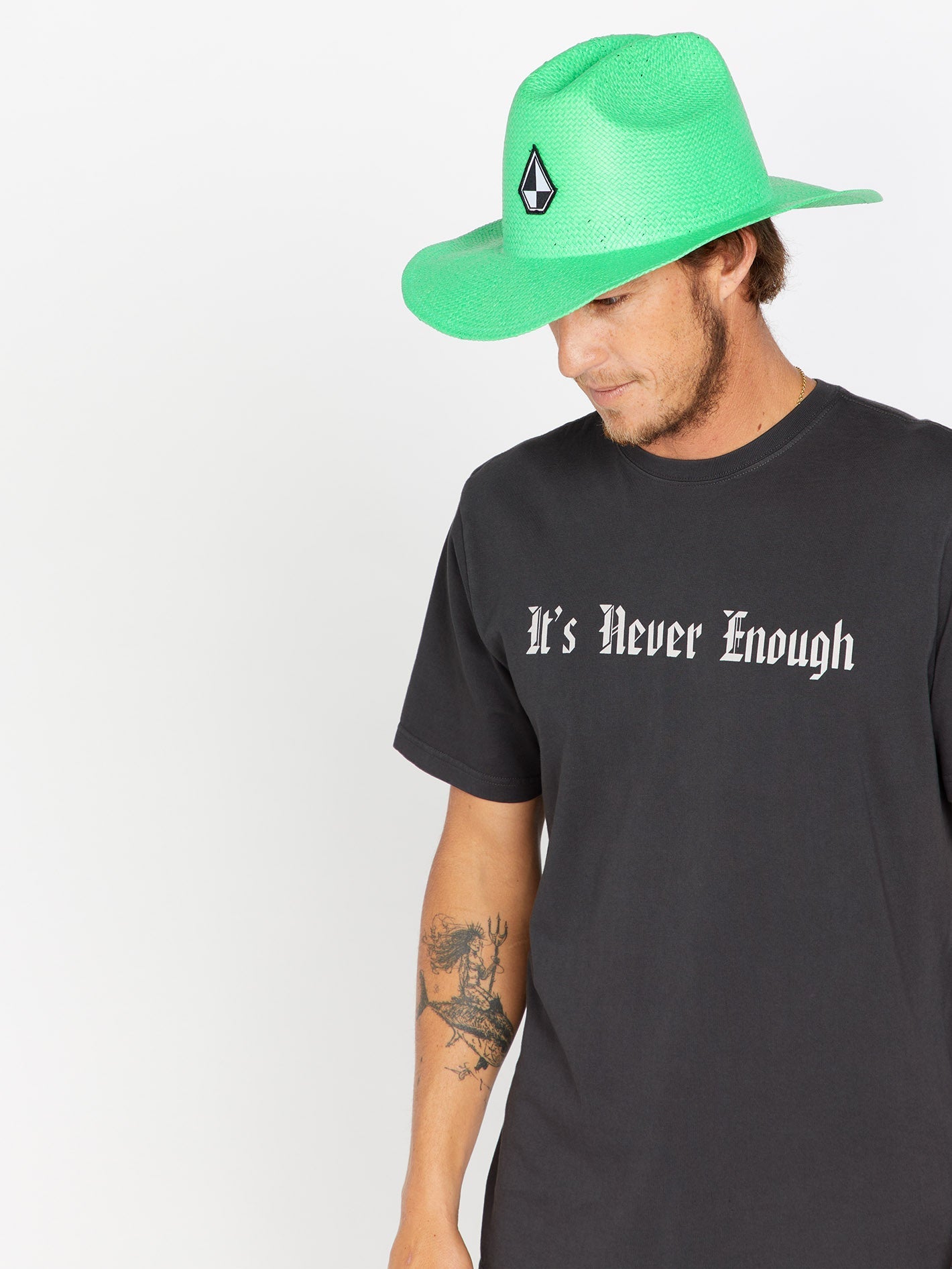 Chapeau de paille Schroff X Volcom - Dusty Aqua