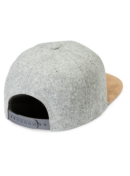 Quarter Fabric Cap - Grey Combo