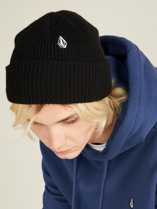 Full Stone Beanie - SCHWARZ