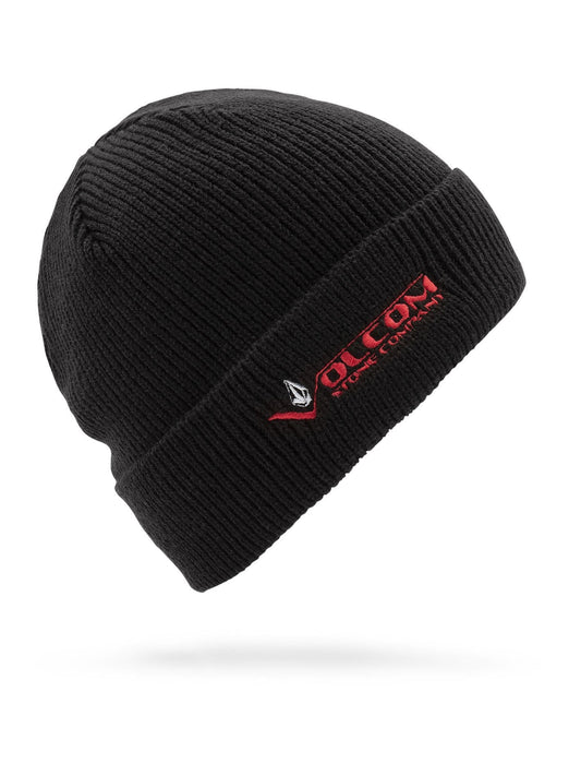 Vee Line Beanie - SCHWARZ